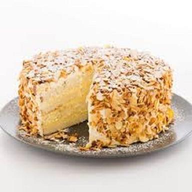 Sweet Taste Hygienically Prepared Delicious Almond Cream Cake  Fat Contains (%): 12 Percentage ( % )