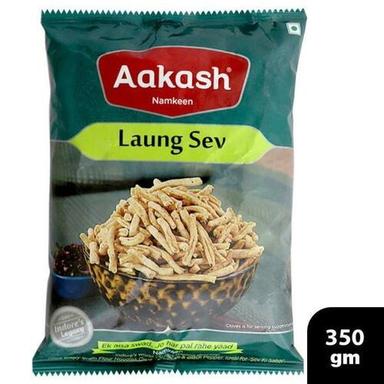 Crunsy And Salty Aakash Laung Sev 350 G Namkeen Fat: 14% Percentage ( % )