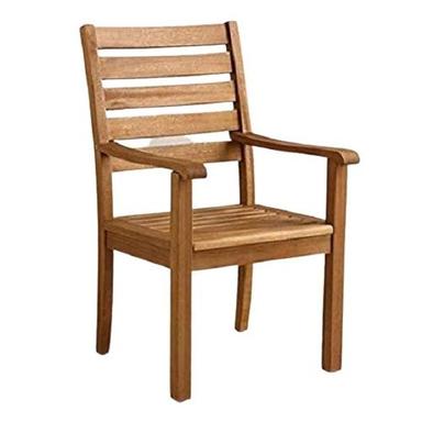 Handmade Handicrafts Polished Cherry Wood Chair With Armrest