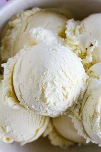 Pink Delicious Tasty Hygienically Prepared And Mouth-Watering Vanilla Ice Cream