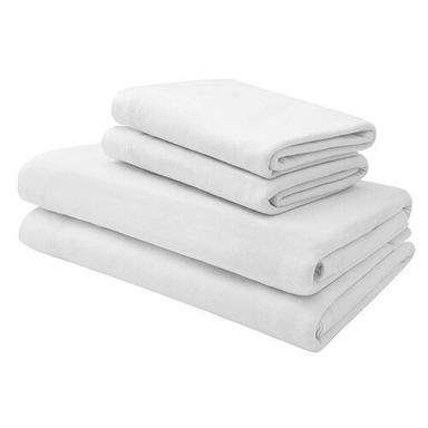 White Disposable Hospital Bed Sheets With Pillow Cover