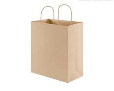 Brown Light Weight Anti Static Aqueous Coating Surface Art Paper Bags 