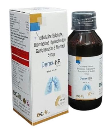 Terbutaline Sulphate Guaiphenesin Bromhexine Hydrochloride And Menthol Syrup General Medicines