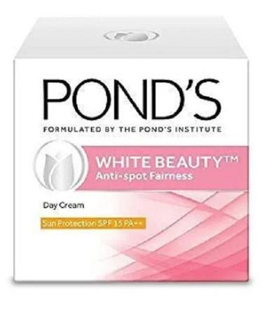 Strong Anti Spot Fairness White Beauty Smooth Ponds Day Face Cream In Pack Of 30 Gram