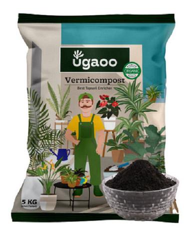 Powder Form Organic Manure Agricultural Vermicompost Fertilizer, 5 Kilogram