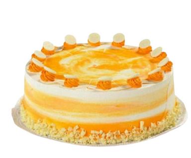 Sweet And Delicious Taste Eggless Fresh Mango Cake Fat Contains (%): 7 Grams (G)
