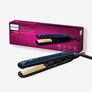 Bhs397/40 Kerashine Titanium With Silk Straighten, Curl With Instant Shine Hair Straightener