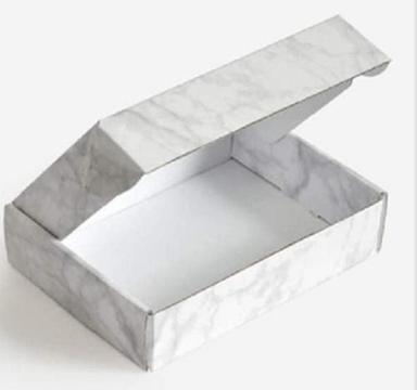 White 6 X 4 X 6.1 Inch Rectangular Lightweight Glossy Lamination Decorative Gift Box