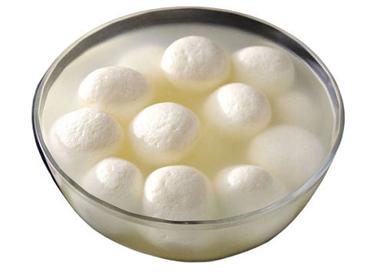 Delicious And Sweet Taste Food Grade Round White Spong Rasgulla