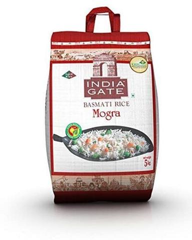 White 5Kg High-Quality India Gate Long Grain Dried Mogra Basmati Rice