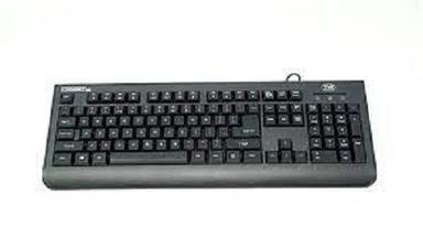 Black Wire Ergonomic Durable Pvc 1.13 Kg Weight Easy To Carry Computer Keyboard