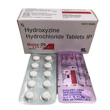 Drozy-25 Hydroxyzine Hydrochloride Tablets Ip 25Mg General Medicines