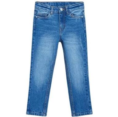 Washable And Comfortable Length 36 Inch Straight Fit Blue Men Denim Jeans