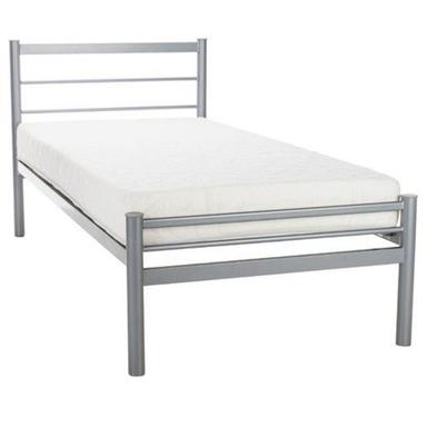 Corrosion Resistance Silver Stainless Steel Double Bed