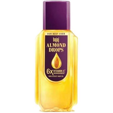 Yellow 285 Ml Non Sticky Vitamin E Herbal Almond Hair Oil