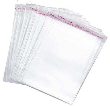 White Eco Friendly Lightweight 4 Side Seal Plain 100% Recyclable Plastic Poly Bags