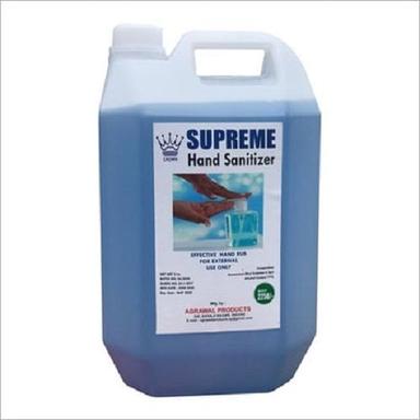 5 Liter Strong Enough 99.9% Kill Germs Personal Care Supreme Hand Sanitizer Age Group: Suitable For All Ages