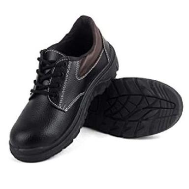 Black 6-10 Size Pvc And Rubber Material Tek Tron Rock Safety Shoes