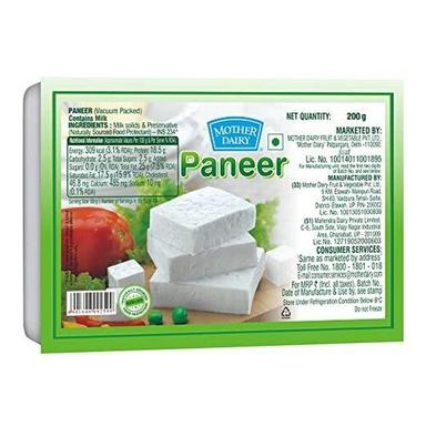 Delicious Taste Rectangular Healthy And Nutritious Raw Fresh Paneer (200 Gram)