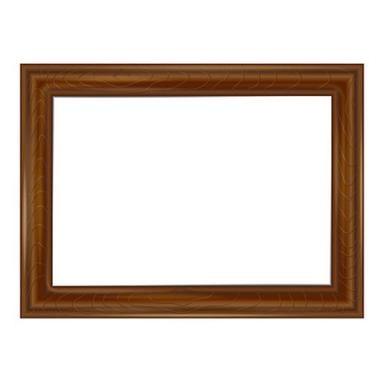 Brown Decorative Wall And Tabletop Long Durable Polished Wooden Picture Frame