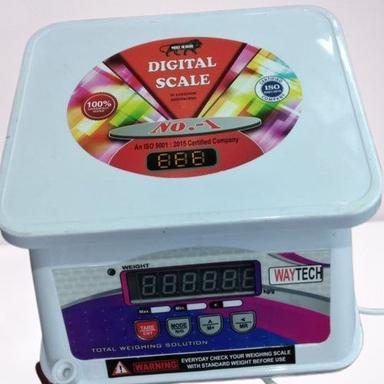 High Impact Electronic White Stainless Steel Automatic Led Weighing Machine