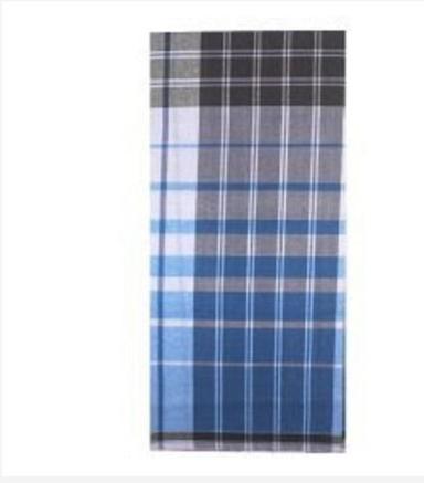 Casual Wear Skin Friendly Regular Fit Breathable Cotton Checked Lungi For Mens