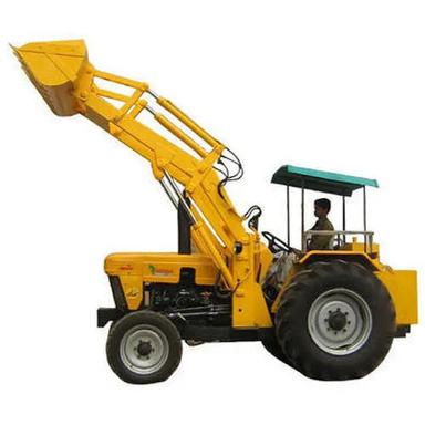 Yellow Rust Proof Painted Finish Rigid Semi Automatic Ultra Tractor Front Loader 