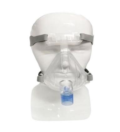 Lightweight Full Face Medium Hospital Cpap Mask Transparent Silicone And Plastic