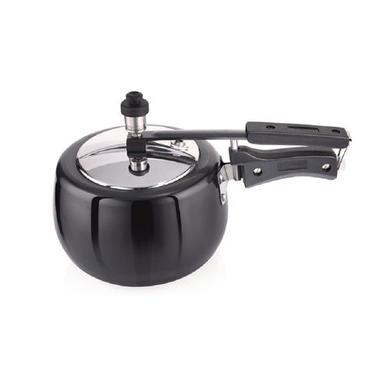 Fashion 5 Litre Stainless Steel Black Non Stick Pressure Cooker