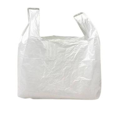 12 X 10 Inch White Disposable Plain U Cut Polypropylene Carry Bag
