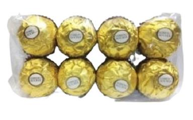 Brown 39.9 Percent Sugar Content Indian Origin Ball Shape Solid Ferrero Rocher Chocolate 