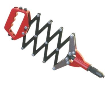 Red And Black 30 Inches 1.85 Kilogram Polished Finish Steel Hand Riveter 