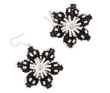 5 Grams Designer Plastic Beaded Hanging Earrings For Women