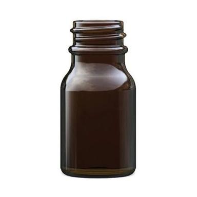 Brown 50 Ml Round Screw Cap Sealing Pure Glass Bottles For Pharmaceutical Use