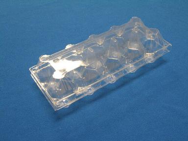 Recycled Transparent Plain And Environmental Friendly Plastic Egg Trays