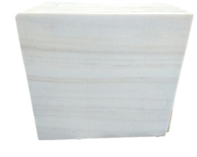 White 0.24% Water Absorption Square Reflective Polished Surface Finish Floor Marble