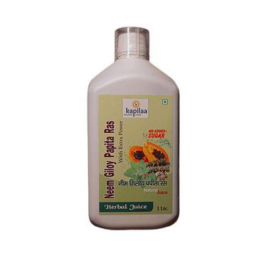 100% Organic Herbal Neem Giloy And Papaya Juice (1 Liter Pack) Application: Knitting
