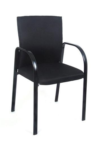 Black Iron Reception Chair with 6 Months Warranty