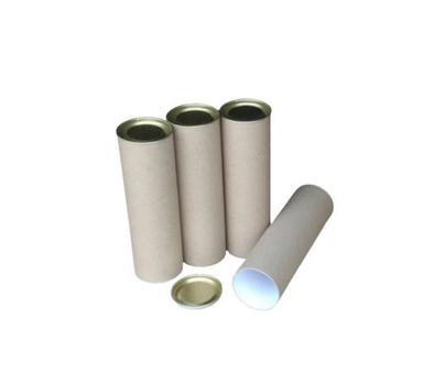 Brown Lightweight Kraft Paper Composite Can For Packaging With Thickness Of 2Mm