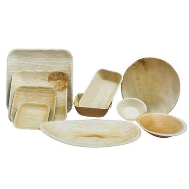 Disposable 100% Biodegradable And Compostable Areca Leaf Food Plates Application: Hotel