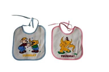 As Shown In The Image Lightweight Skin Friendly Printed Breathable Cotton Baby Bibs