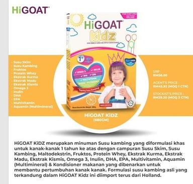 White Higoat Kidz Baby Milk Formula
