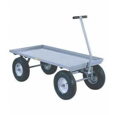 Mild Steel Material Handling 4 Wheel Construction Trolley