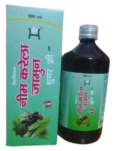 Sugar Free Neem Karela Jamun Juice - 500ml