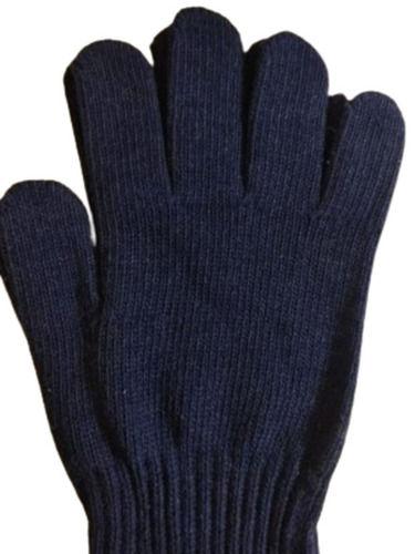 Blue Woolen Hand Gloves