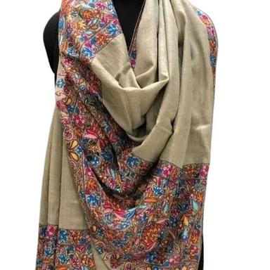 Skin Friendly Lightweight Casual Embroidered Pashmina Shawls For Women
