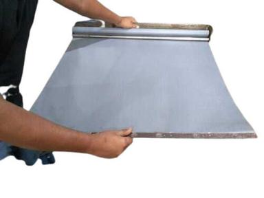 Grey Pvc Coated Nylon Fabric Cnc Machine Rollaway Cover