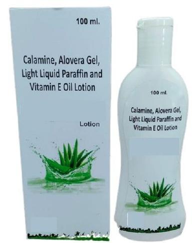 Calamine Alovera Gel Light Liquid Paraffin And Vitamin E Oil Lotion 100ml Pack
