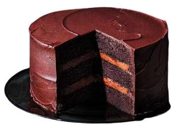Round Shape 99.9% Pure Fresh Chocolate Flavor Eggless Birthday Cake
