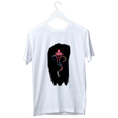 Ganpati Black Background Sketch Printed Online T Shirts Design Services